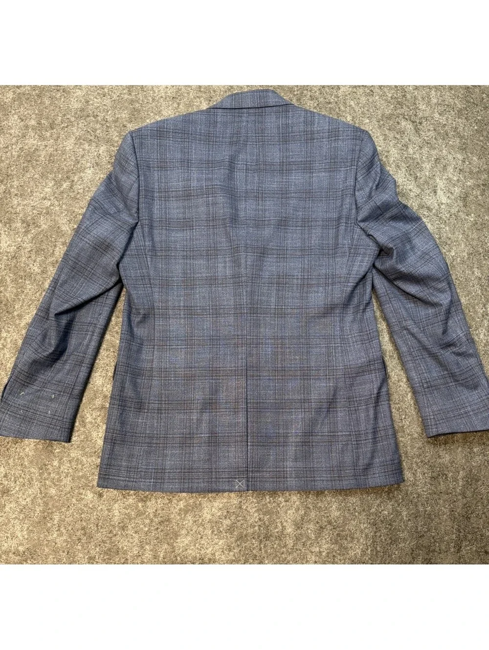 Lauren Ralph Lauren Ultraflex Blue Plaid Sport Coat Blazer 38R Stretch NWT